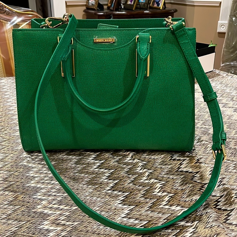 Hugo Boss tote Authentic Brand New! Emerald Green